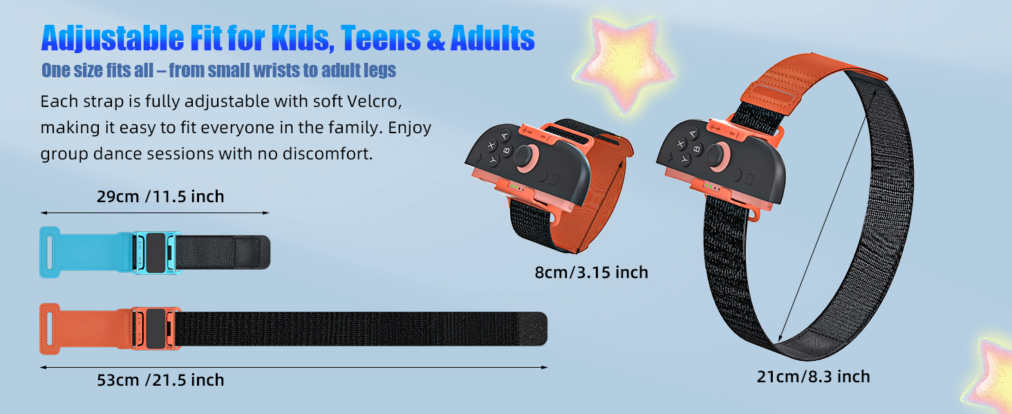 Nintendo Switch 2 Wrist Strap and Leg Strap
