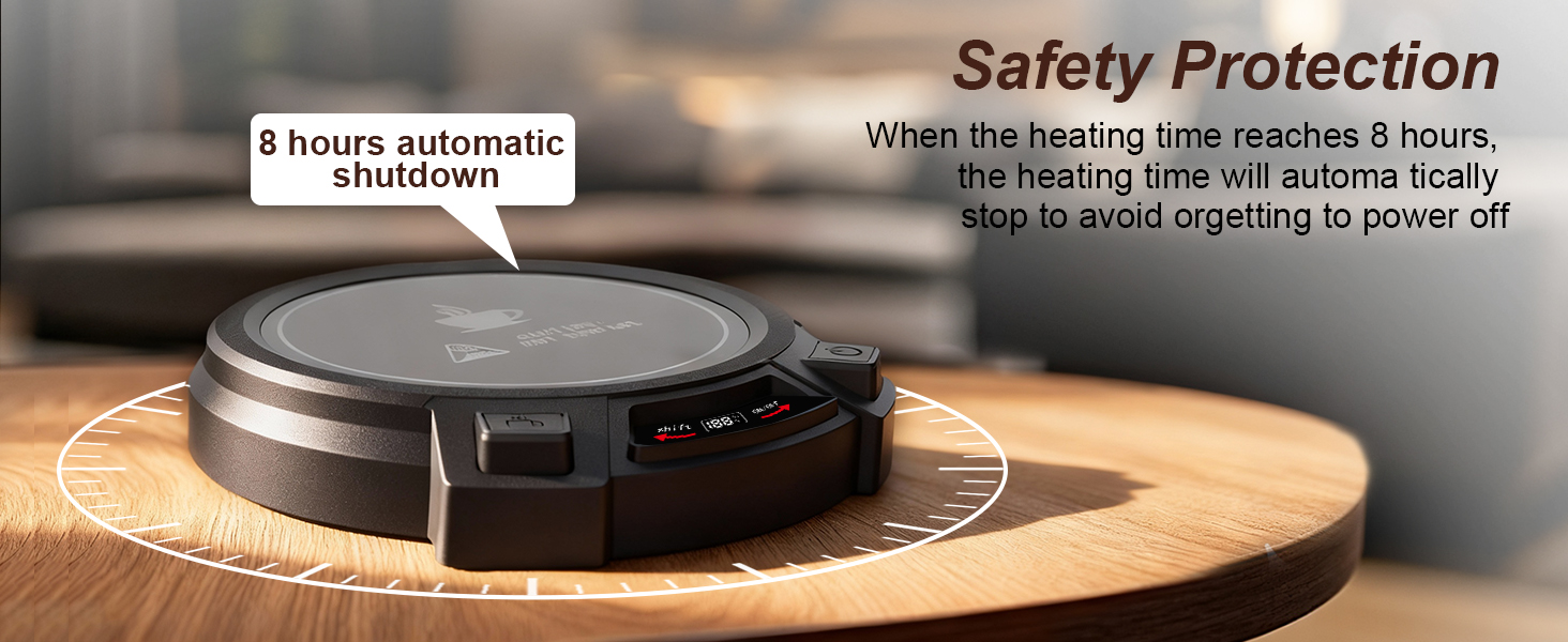 coffee warmer for desk auto shut off