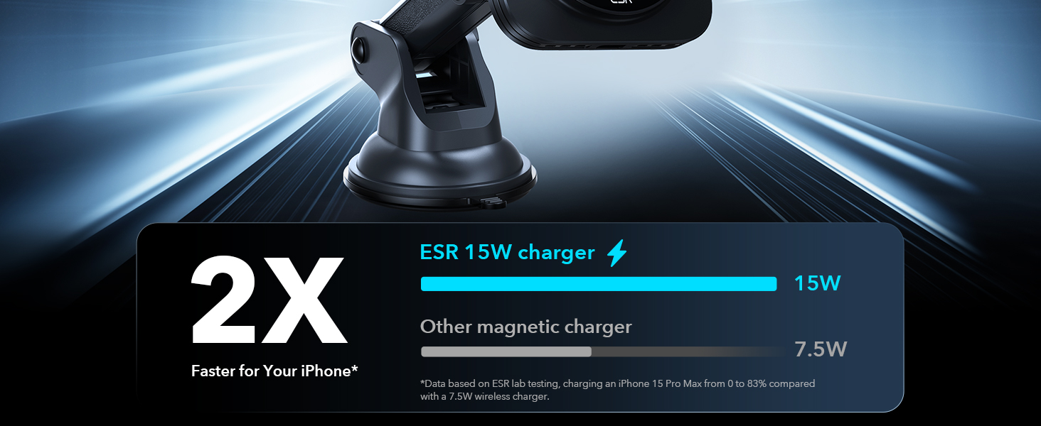 ESR for 15W MagSafe Car Mount Charger