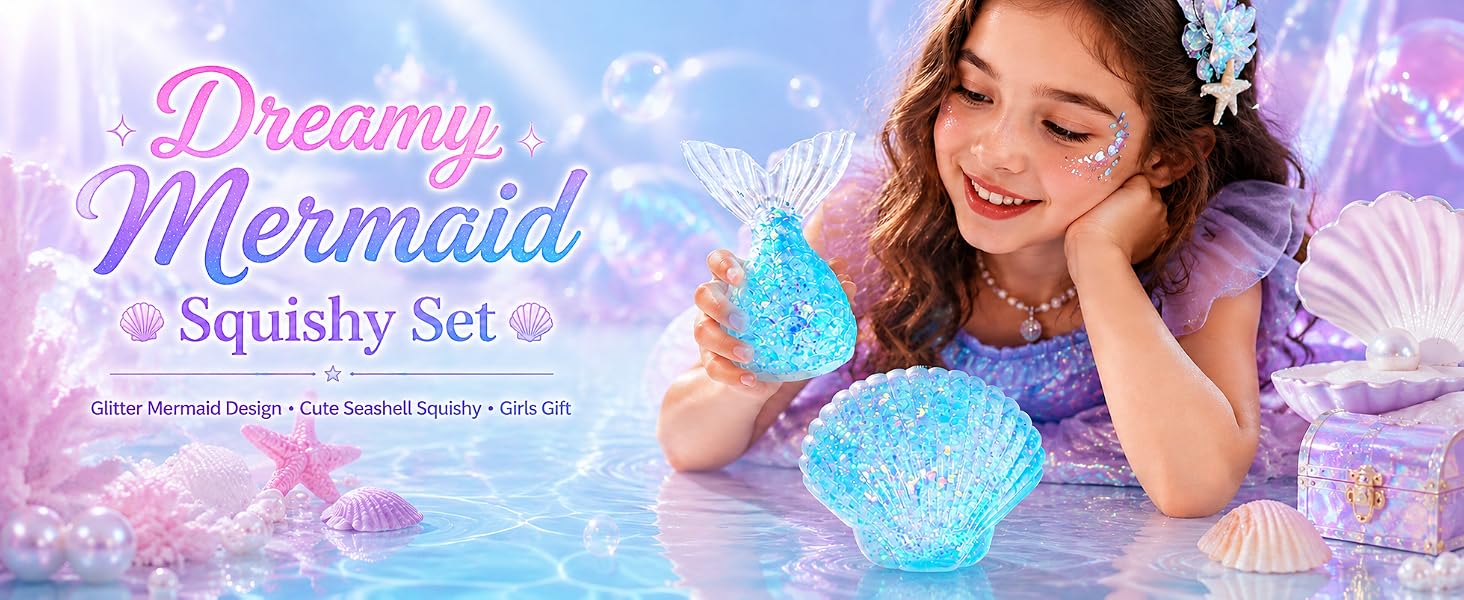 Dreamy Mermaid Squishy Set