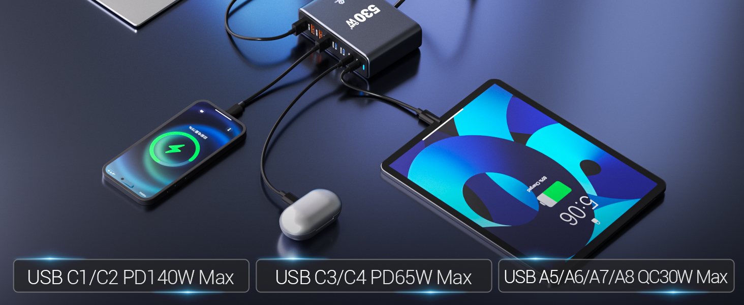 usb c charging station