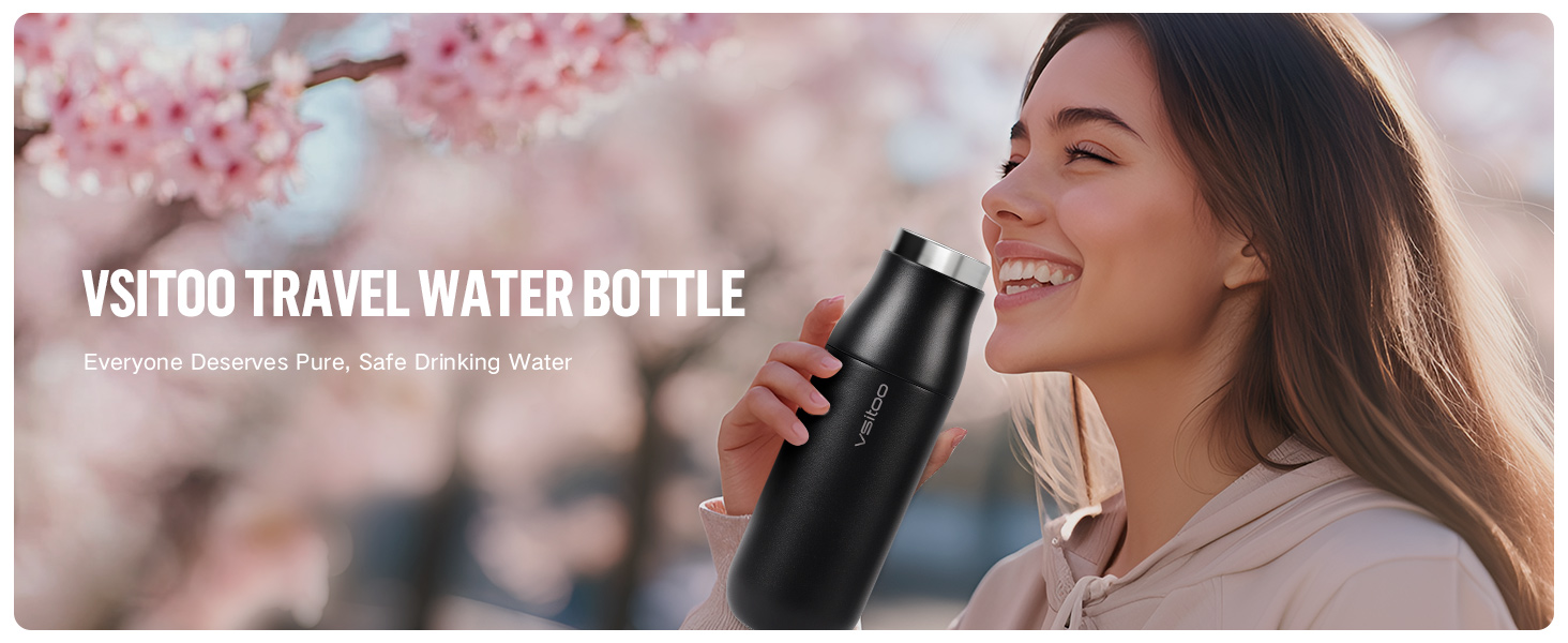 vsitoo travel water bottle