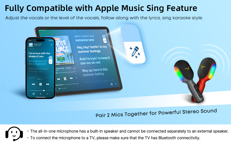 Follow along with the lyrics, sing karaoke style..