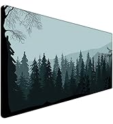 Mouse Pad Forest Background Pattern, Large Mouse Pad for Gamer, (31.5"X15.7") Gaming Mousepad wit...