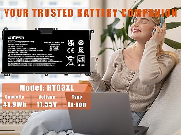 hp ht03xl battery