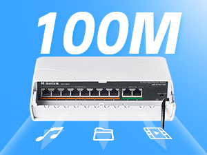 10-Port 100M Outdoor PoE Switch
