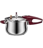 Stainless Steel Pressure Cooker 80KPA, Cookware Pressure Canner Rice Cooker with Safety Valve Dev...