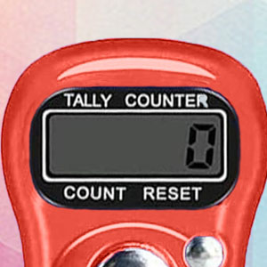 Electronic Finger Counter, Mini LCD Digital Display Hand Tally Counter Number Count Clicker
