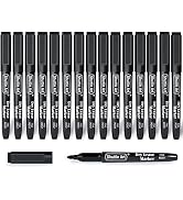 Dry Erase Markers, Shuttle Art 15 Pack Black Magnetic Whiteboard Markers with Erase,Fine Point Dr...