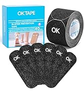 OK TAPE Pre-Cut Blister Bandages for feet | Blister Prevention Tape for Feet, Fingers, Toes | 1.2...