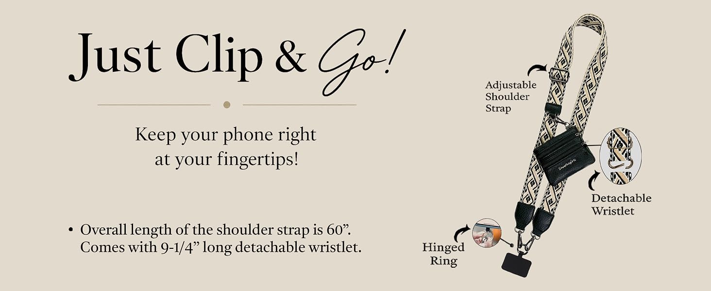 Just Clip &amp;amp; Go. Keep your phone right at your fingertips.