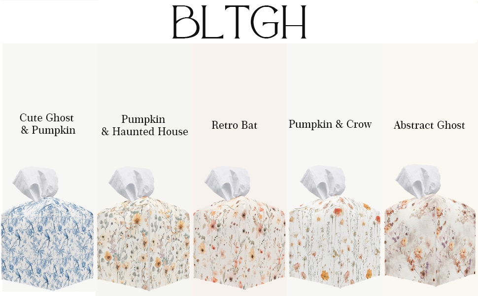 floral square boxed tissue
