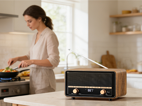 radio alarm clock bedside clock clocks for bedroom
