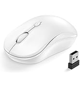 Wireless Mouse for Laptop, 2.4GHz Computer Mouse for Work, 12-Month Battery Life, 3 Adjustable DP...