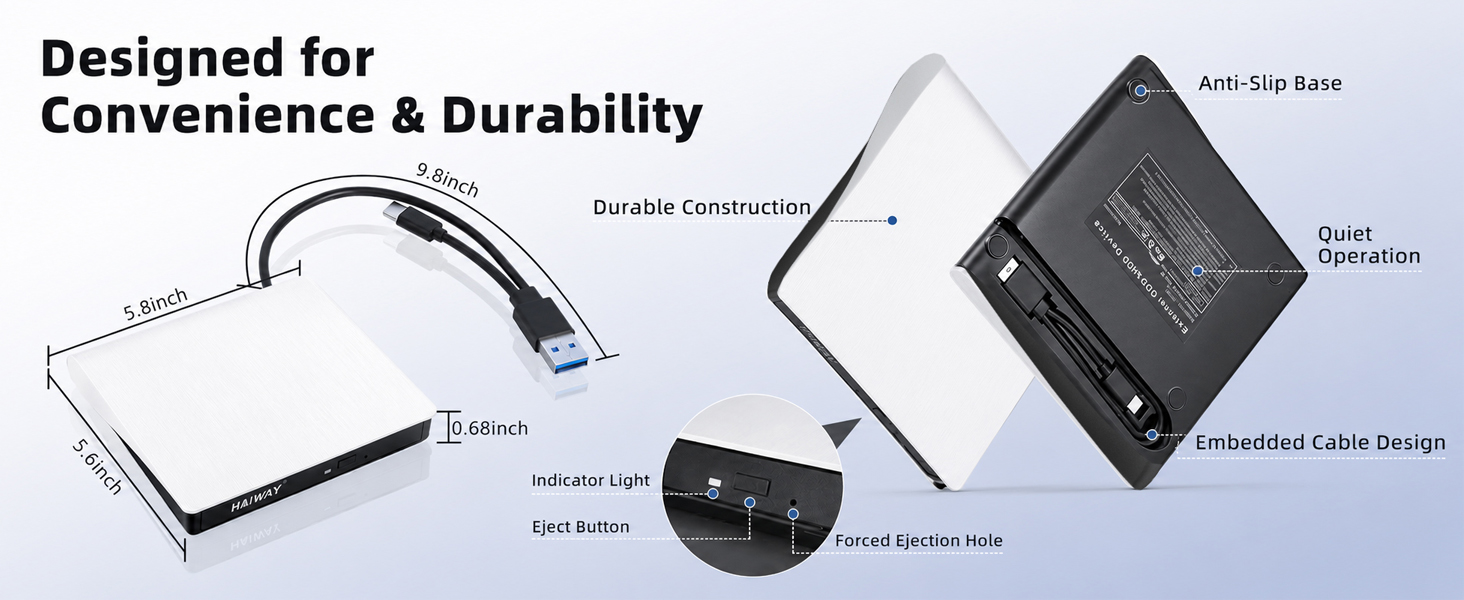 external cd dvd drive for laptop