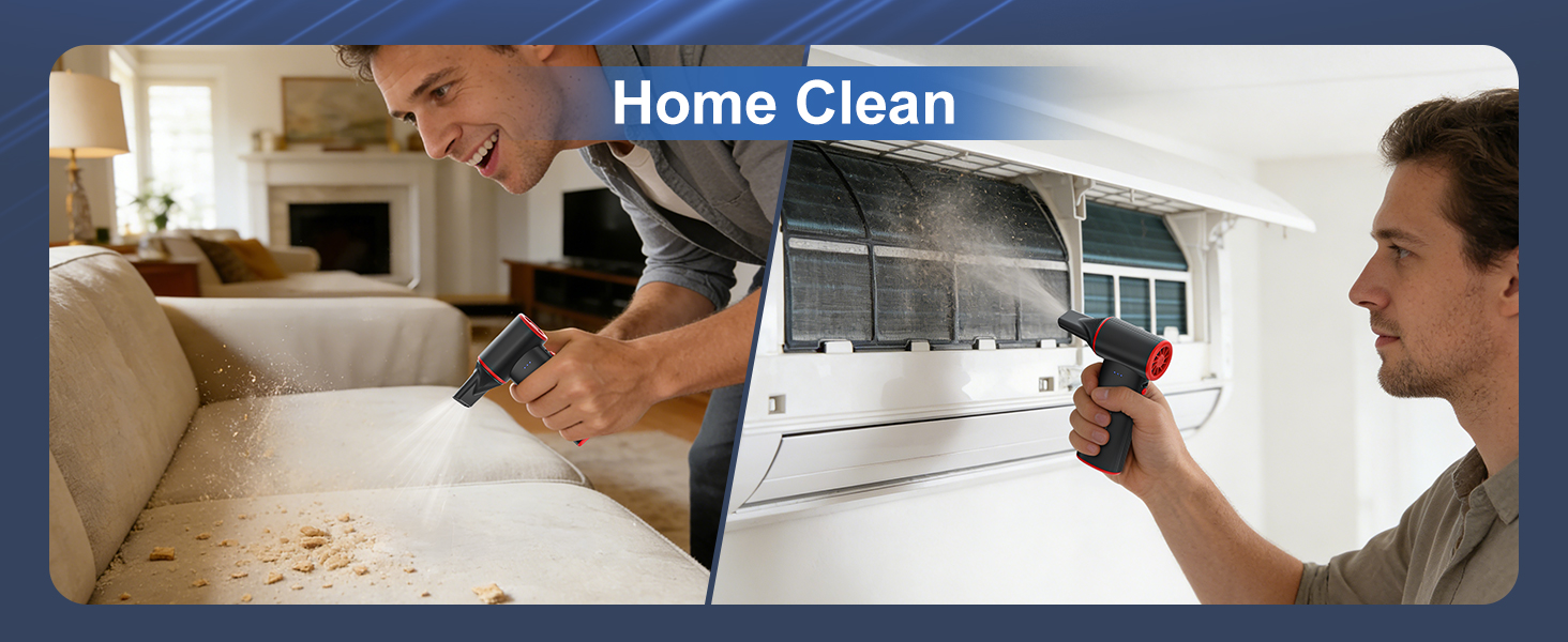 GOOLOO air duster wide applications: Household cleaning and dust removal