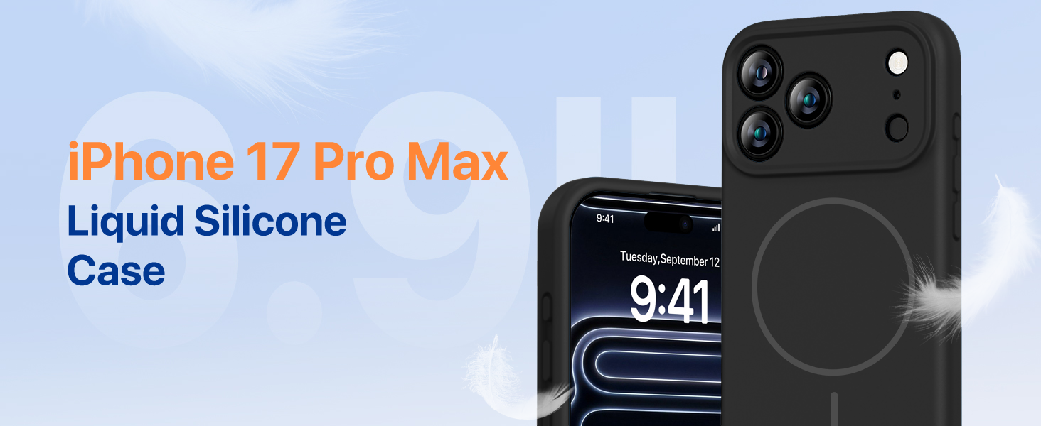 iPhone 17 Pro Max Case Silicone Magnetic
