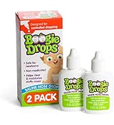 Baby Nasal Saline Drops by Boogie Drops, Allergy Relief, Nasal Decongestant, Pack of 1, 2 Bottles...
