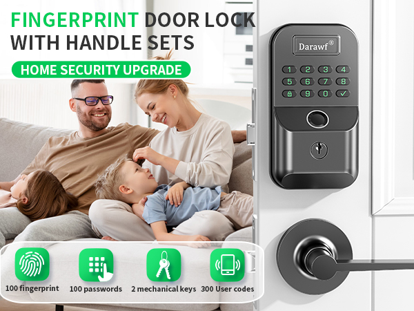 Palm Recognition Keyless-Entry,Keyless Entry Door Lock Deadbolt