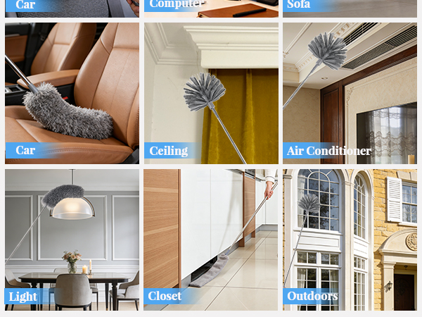 extended duster for high ceilings and fans