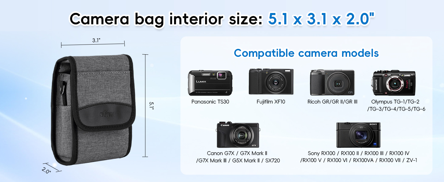 KIWIFOTOS Travel Cell Phone Pouch