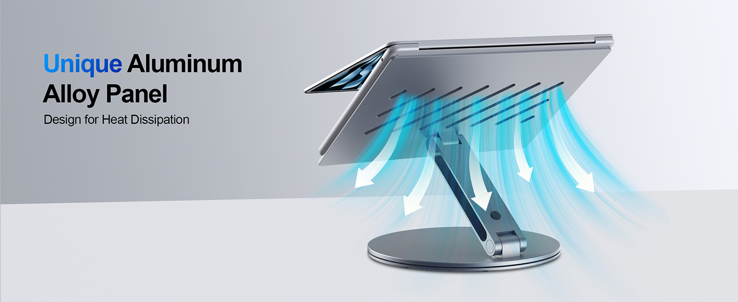 Unique Aluminum Alloy Panel Laptop Stand