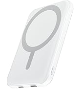podoru for Magsafe Battery Pack, 5000mAh Magnetic Power Bank with Type-C Cable 20W PD Fast Chargi...