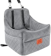 GL GLENSLAVE Dog Car Seat for Small/Medium Dogs, Dog Booster Car Seats with Thick Cushion for Dog...