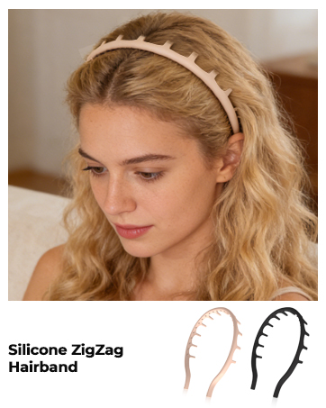 zig zag hairband claw teeth headband non slip spiky 90s tooth fashion square headbands