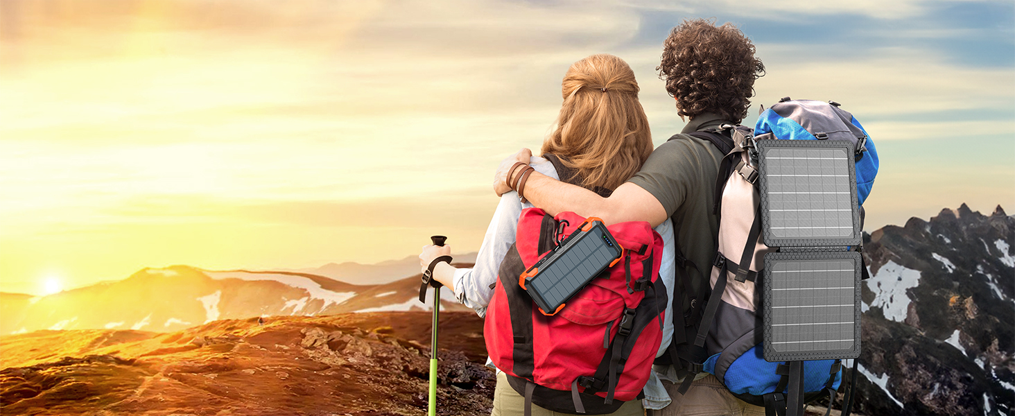solar panel and solar power bank