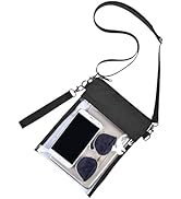 Clear Stadium Approved Crossbody Bag Transparent Tote Purse for Work Concert Sports
