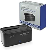 NexStar JX, USB 3.2 Gen2x1, USB C, Single Bay Storage Dock for SATA Drive (NST-D158C3-BK)