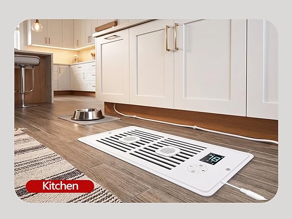 floor vent fan booster