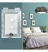 groword Switch Cover,Baby Proof Light Outlet Covers,Child Safety Switch Plate Guard,Wall Plug Box...