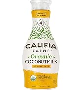 Califia Farms - Organic Unsweetened Coconutmilk, 48 Oz, Dairy Free, Vegan, Plant Based, Organic M...