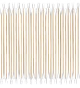 400/200 ct 6 Inch Double-Ended Gun Cleaning Swabs with Bamboo Sticks - Ideal for Pistol, Rifle &amp; ...