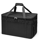 Lemubeane Tactical Camping Storage Bag - 46L Utility Tote Bag Trunk Organizer (Black)