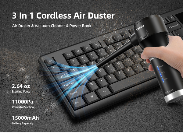 3 in 1 cordless air duster