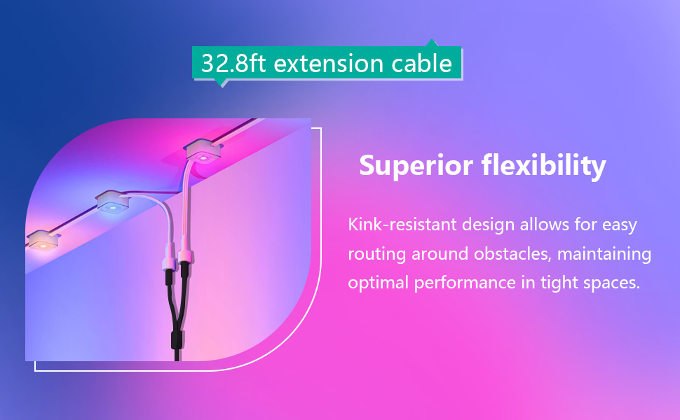 Superior flexibility