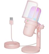 USB Microphone for PC,Microphone Asmr,Computer Gaming Mic for PS4/ PS5/ Mac,Streaming Microphone ...