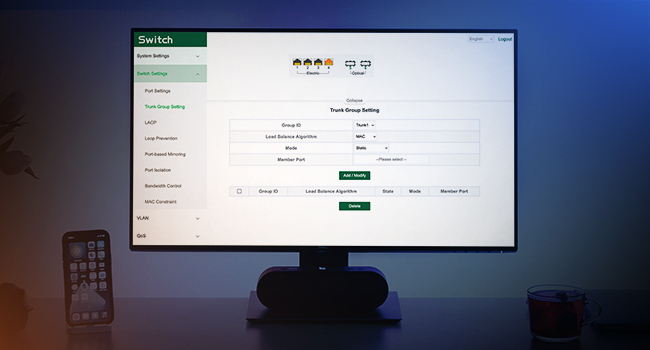 4-Port 2.5G Ethernet Switch with 2-Port 10G SFP+