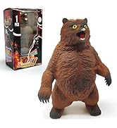 ZTATU Brown Bear Stress Balls for Kids (1PCS) Stretchy Toys Squish Ball, Sand Filler Squeeze Ball...