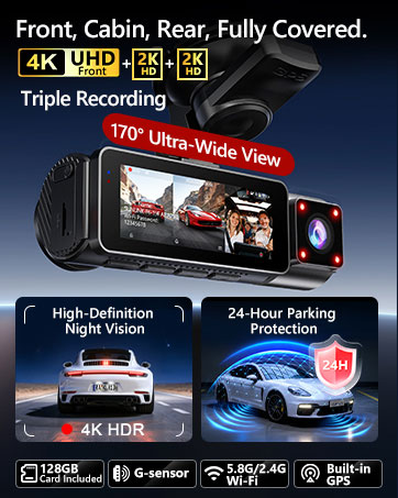 dash cam front and rear