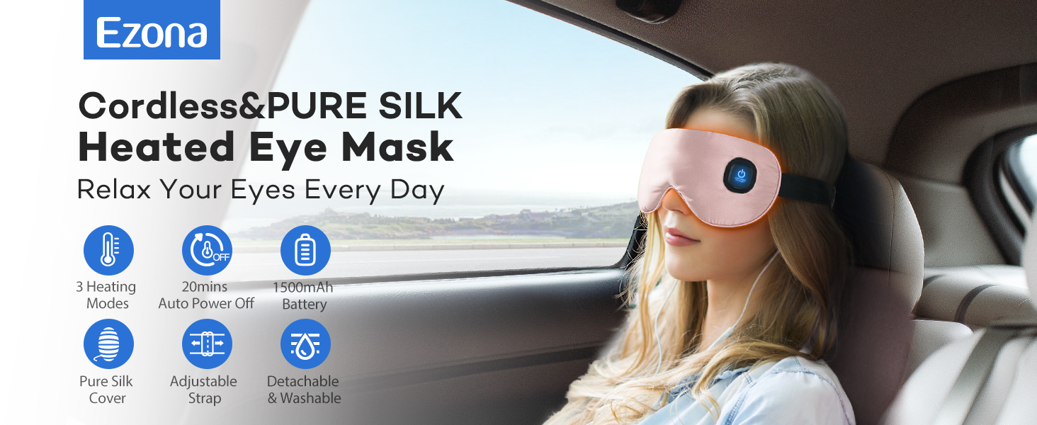 heated eye mask