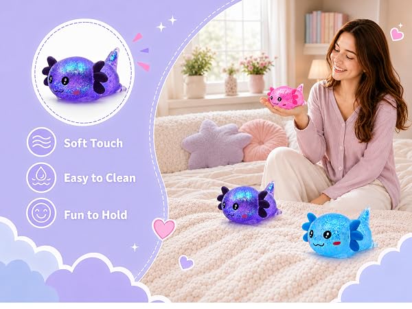 Axolotl Squishy Toy