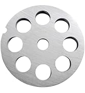 #8 Stainless Steel Meat Grinder Plate Discs Blades Compatible with Meat Grinders,Cutting Disks He...