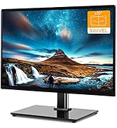 Universal Tabletop TV Stand Base with Swivel Mount for 27 32 37 40 43 46 50 55 inch LCD LED Plasm...