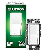 Diva LED+, Diva Dimmer, Lutron Diva, Paddle Switch