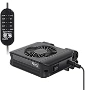 hygger Aquarium Chillers Fan, Quiet Fish Tank Cooling Fan Equipment with Adjustable Timer Speed C...