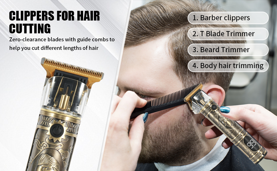 Hair Trimmer for Men, Electric Shaver, Nose Hair Trimmers, Professional Shaving Set